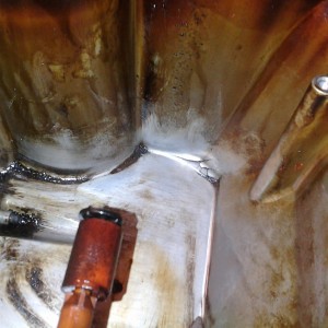 oil pan crack