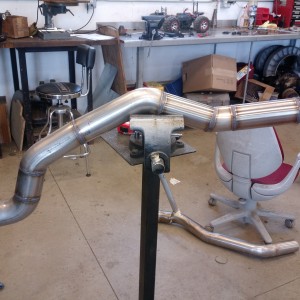 Passenger pipe, SS purge welded for good measure