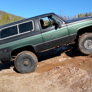 Testing out cross over steering