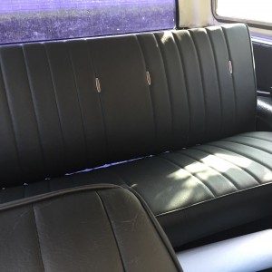 Freshly done interior of 75 Jimmy - Bench Seat