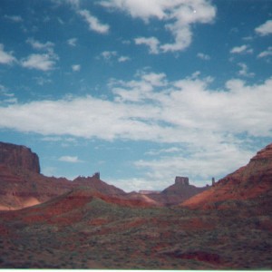 Out the window leaving Moab  :-(