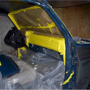 taping up truck