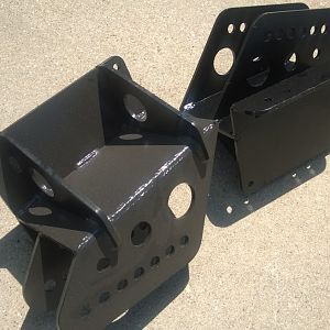 Rear axle front hangers