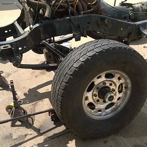 front axle in