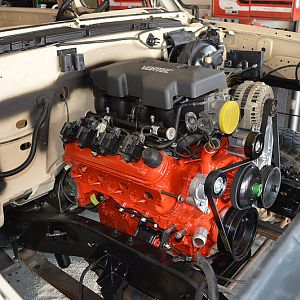 Engine in, needs manifolds and wiring.
