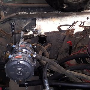 Propane underhood