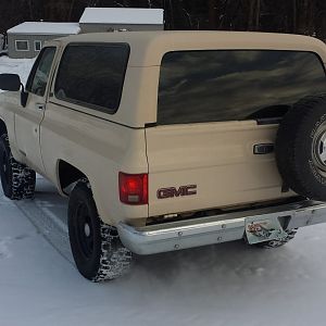 91 GMC Jimmy lt, rr 3/4