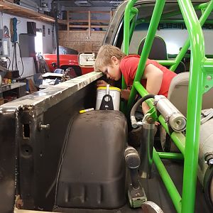 Battery mounting