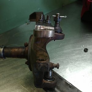 Finished steering arm