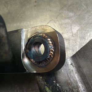 Ruff stuff tapered insert, pressed and welded in