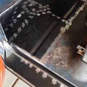 New drivers side floor installed