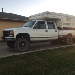 2000 Silverado 6.5TD SFA swap with camper