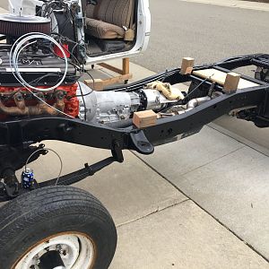Chassis ready for the cab
