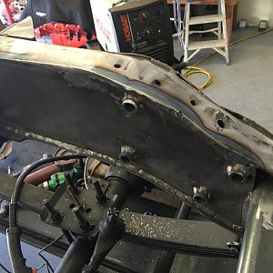 boxed and sleeved the steering gear area