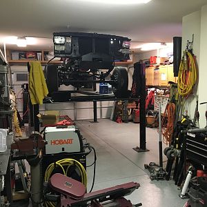 on the lift