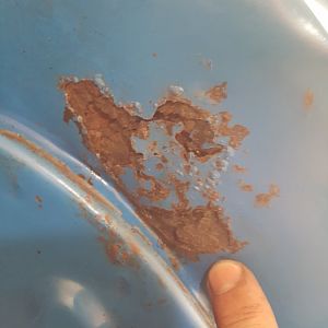 driver side firewall rust