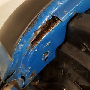 top of fender