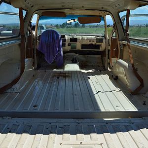 Rear Cargo area