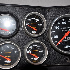 Cable style speedo