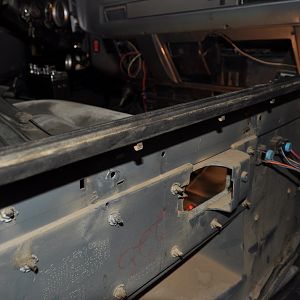 Door panel removed