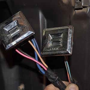 Power door and lock switches