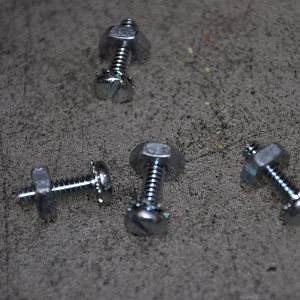 Screws in new motor kit