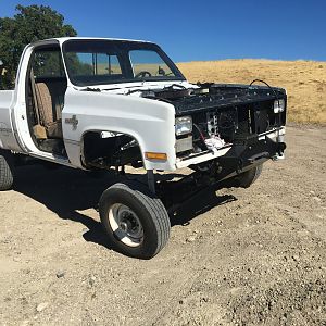front side