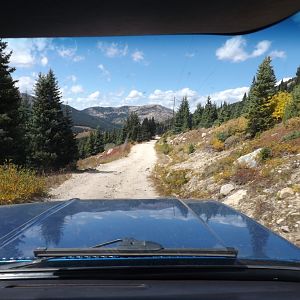 downhill side
