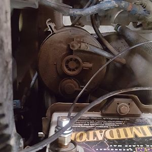 Charcoal canister blocks driver diesel radiator isolator location