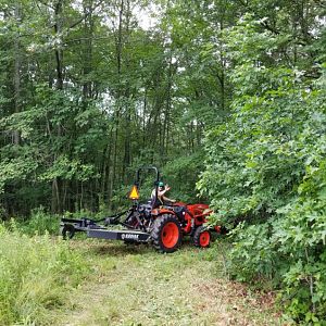 mowing