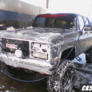 the sub yesterday at the carwash