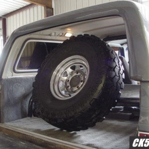 4x4 Iron Tire Carrier