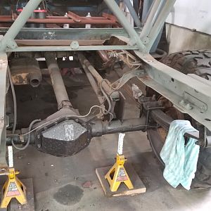 Removed cross members