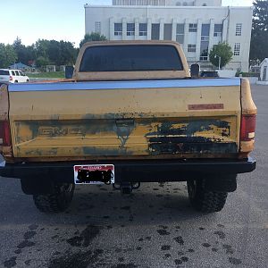 3x6" tube bumper