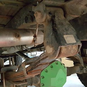 hanger moved on tailpipe