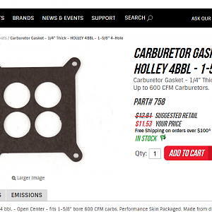new base gasket
