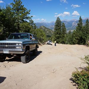 Start of Pole Hill