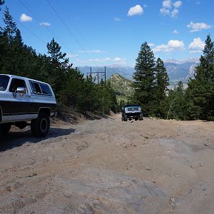 Start of Pole Hill