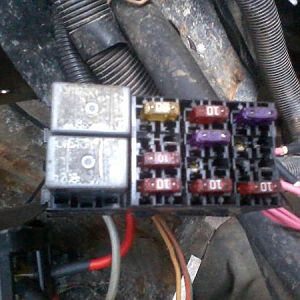 Auxiliary fuse panel