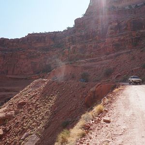 Shafer Trail switchbacks