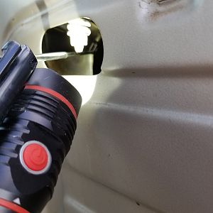 Magnet to locate holes