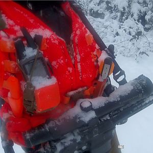 Vest in use