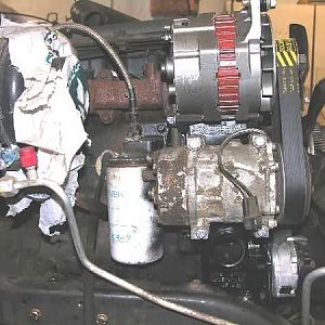 Compressor mounting example