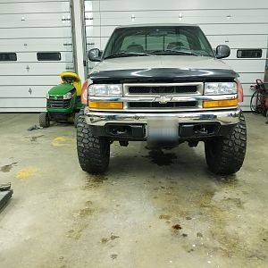 On 12" coilovers front