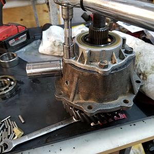 torquing bearing retainer