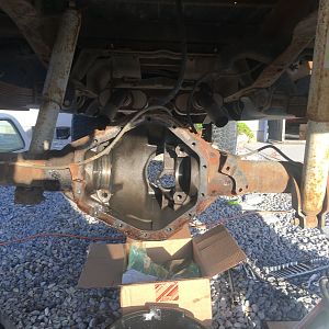 14B Rear Torn Down