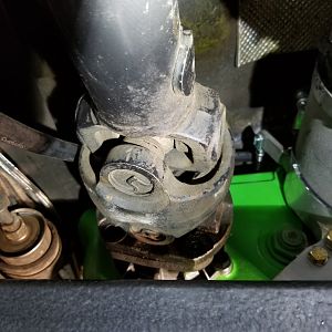 crossmember driveshaft clearance