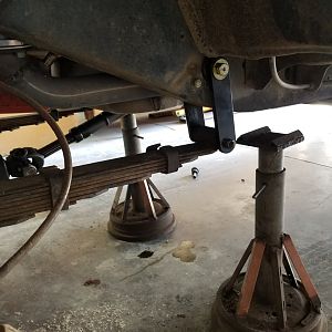 new 6" shackles