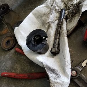 bushing is shot