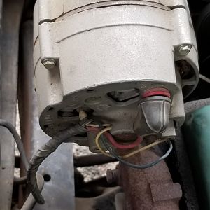 Alternator rear